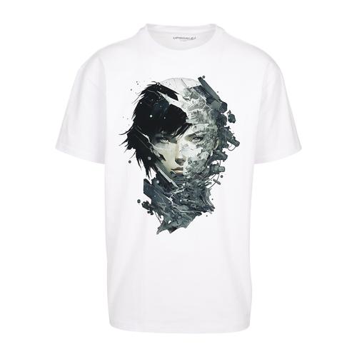 T-Shirt UPSCALE BY MISTER TEE ""Upscale by Mister Tee Herren Puppet Master Heavy Oversize Tee"" Gr. L, weiß Herren Shirts