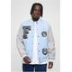 Outdoorjacke FUBU "Herren FM224-036-2 College Varsity Jacket" Gr. M, blau (blue, light grey) Herren Jacken Outdoorjacken