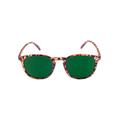 Sonnenbrille MSTRDS "Unisex Sunglasses Arthur" Gr. one size, braun (havanna, green) Damen Brillen Accessoires