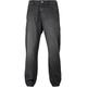Bequeme Jeans URBAN CLASSICS "Herren Loose Fit Jeans" Gr. 38/32, Länge 32, schwarz (realblack washed) Herren Jeans