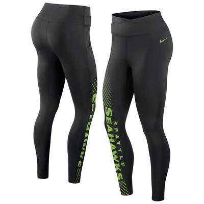 Seattle Seahawks Nike Yard Line Leggings – Damen Image