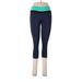 Adidas Active Pants - Mid/Reg Rise: Blue Activewear - Women's Size Small