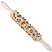 Gustave Wood Embossed Rolling Pin Wood in Brown | 13.8 H x 2 W in | Wayfair T111Z