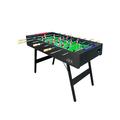 KICK Foosball Tables KICK Arcadia 48" Folding Foosball Table Manufactured wood in Black | 33 H x 24 W x 48 D in | Wayfair FY592 Black