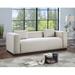 Meridian Furniture USA 90.5" Sofa Polyester in Brown | 28.5 H x 90.5 W x 36 D in | Wayfair 642Beige-S