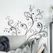 York Wallcoverings Roommates Music Note Scroll Wall Decal in Black | 16 H x 7.75 W in | Wayfair RMK2083SCS