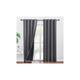 Super Blackout Curtains - Double Grommet Curtains Soundproof Heavy Fabric Luminous Block Thermal Insulated,52 63inch, Gray