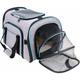 Héloise - Foldable Cat Carrier, Expandable Breathable Mesh Pet Carrier, Travel Bag for Puppy Dogs Cats with Blanket and Shoulder Strap