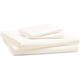 Linens Limited Polycotton Non Iron Percale 180 Thread Count Valance Sheet, Cream, Three Quarter