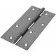 Timco Steel Narrow Pattern Uncranked Fixed Pin Butt Hinge - 150 x 75 x 2mm (Self Coloured) (2 Pack)