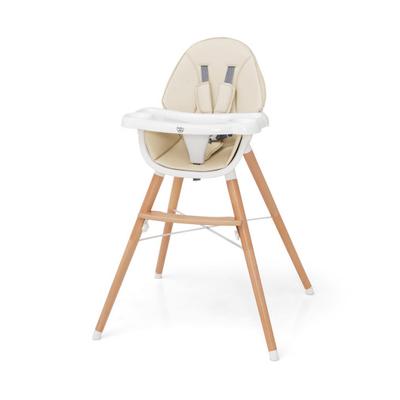 Costway Baby High Chair with Dishwasher Safe Tray-Beige
