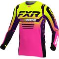 FXR Revo 2024 Motocross Jersey, pink-lila-gelb, Größe XS