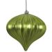 Vickerman 5.7" Lime Matte Onion Christmas Ornament, UV treated, Set of 3 - Green