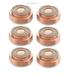 Replacement Heads Gen 2 for Finishing Touch Flawless Facial Hair Remover Shaver for Women 18K Rose Gold Plated - Pack of 6