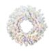 Vickerman 36" Crystal White Spruce Artificial Christmas Wreath, Multi-Colored LED Mini Lights - Multicolor