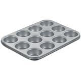 Cuisinart Chef's Classic Nonstick Bakeware 12-Cup Muffin Pan, Silver - 13.8 x 10.7 x 1.3 inchesc