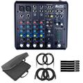 Alto Professional TrueMix 600 6-Channel Compact USB Mixer with Padded Utility Case Package