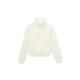 TOM TAILOR Mädchen 1038076 Oversized Troyer Sweatshirt, 12906-Wool White, 164