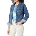 Amazon Essentials Damen Jeansjacke (erhältlich in Übergröße), Mittlere Waschung, XL Große Größen