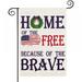 4th of July Garden Flag Double Sided Patriotic Welcome Flag Burlap American Flag Independence Day Veterans Day Yard Outdoor Decoration