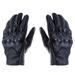 FRCOLOR Winter Genuine Leather Gloves Touch Screen Gloves Warm Thicken Riding Workout Gloves for Travel Outdoor - Size XXL (Black)
