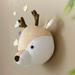 Fnochy Fall Decorations for Home New Fashion Head Wall Decor Plush Toys For Nursery Cute Stuffed Head Wall Mount Decor Plush Head Stuffed Hanging Wall DÃ©cor For Kids Bedroom Or Playroom