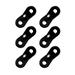 Wind Rope Buckle Aluminium Alloy Paracord Buckle Camping Equipment (Black)