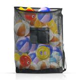Mesh Bag Drawstring Sports Bag for Softball Basketball Accessories Pickleball 40 x30