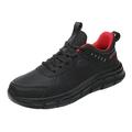 gvdentm Walking Shoes for Men Mens Running Shoes Slip-on Walking Tennis Sneakers Lightweight Breathable Casual Soft Sports Shoes Red 9