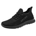 gvdentm Golf Shoes Mens Non Slip Walking Sneakers Lightweight Breathable Gym Tennis Shoes for Men Black 8.5
