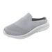 gvdentm Dress Shoes for Women Sneakers Women Walking Shoes Arch Support Tennis Shoes Grey 10