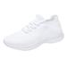 gvdentm Womens Casual Sneakers Women s Breathable Sneaker Air Cushion Running Shoes Fashion Sport Gym Jogging Tennis Shoes White 8.5