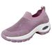 gvdentm Womens Walking Sneakers Womens Walking Shoes Slip On Lightweight Athletic Comfort Casual Tennis Sneakers for Work Pink 7.5