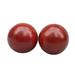 FRCOLOR 2pcs Rosewood Antistress Hand Massage Wood Ball Massager Roller Acupressure Lower Bloodpressure Promote Blood Circulation (6cm)