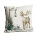 Mishuowoti christmas ornaments sets christmas ornaments storage clearance Linen Hug Pillowcar Box Santa Pillow Sleeve Sofa Cushion Cushion Sofa Sofa 18x18 Inch C One Size