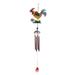 WANYNG Wind Chimes Metal Rooster Wind Chimes Metal Chicken Crafts Painted Decorative Bell Pendants wind chime A