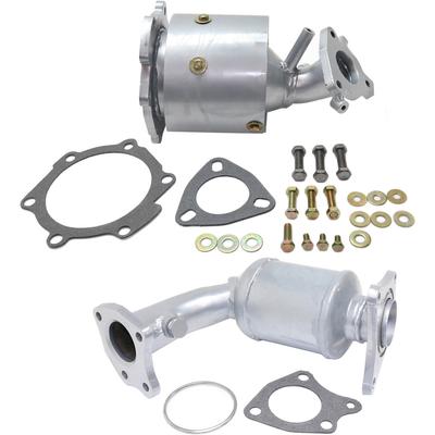 2005 Nissan Altima Firewall and Radiator Side Catalytic Converters, 3.5L Engine, 5-Speed, Automatic Transmission, Federal EPA, 46-State Cannot ship to/used in vehicles purchased in CA/CO/NY/ME