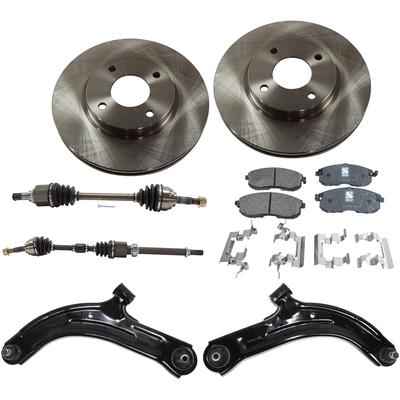 2009 Nissan Versa 7-Piece Kit Front Axle Assembly ...