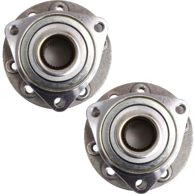 2009 Saab 9-5 Front, Driver and Passenger Side Wheel Hubs, With Bearing, Front Wheel Drive