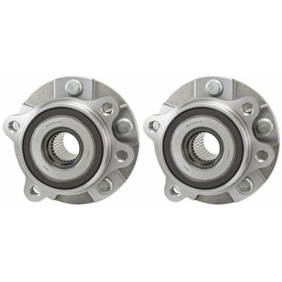 2014 Toyota RAV4 Front, Driver and Passenger Side Wheel Hubs, With Bearing, All Wheel Drive/Front Wheel Drive