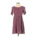 Ivy + Main Casual Dress - DropWaist: Purple Dresses - Women's Size Small