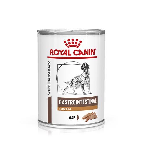12x 420g Royal Canin Veterinary Canine Gastrointestinal Low Fat Mousse Hundefutter nass
