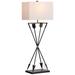 Crestview Collection Colson Arrows with Decorative Rope Metal Table Lamp