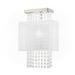 Bella Vista 1 Light Brushed Nickel ADA Wall Sconce