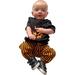 Huakaishijie Infant Baby Boys Girls Clothes Pumpkin Face Sweatshirt and Striped Long Pants Outfits Set
