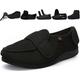 CYN Adjustable Orthopedic Wide Width Walking Shoes, Men Diabetic Adjustable Scratch Edema Swollen Breathable Shoes Slippers-black_11.5UK