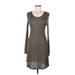 Design Lab Lord & Taylor Casual Dress: Green Dresses - Women's Size Medium