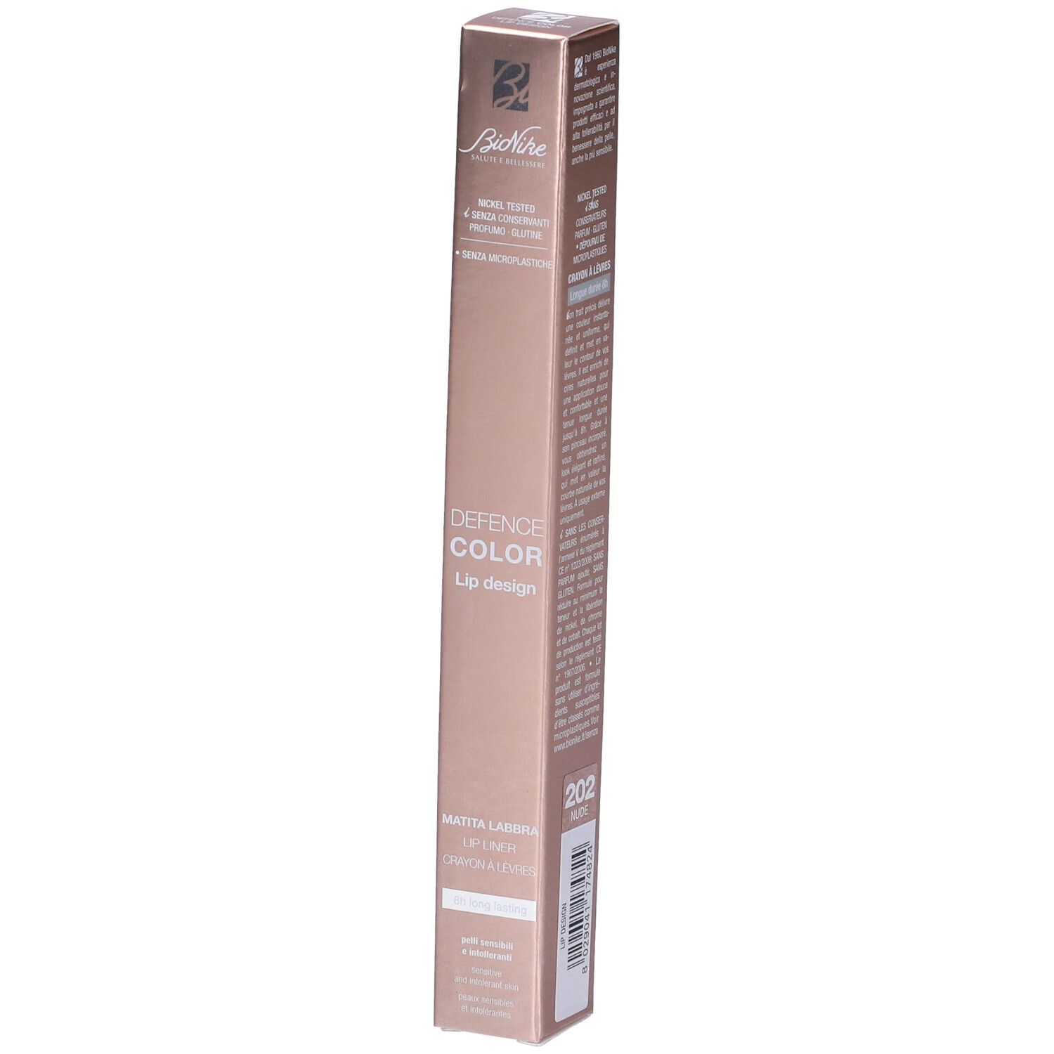 BioNike Defence Color Lip Design Matita Labbra Colore 202 Nude 1 pz Ma