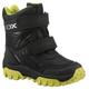 Winterstiefel GEOX "J HIMALAYA BOY B ABX" Gr. 28, bunt (schwarz, limette) Kinder Schuhe Stiefel Boots