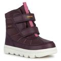 Winterstiefel GEOX "J WILLABOOM GIRL B ABX" Gr. 34, lila (pflaume) Kinder Schuhe Stiefel Boots